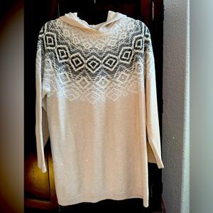 J Jill Tunic Snowflake Sweater